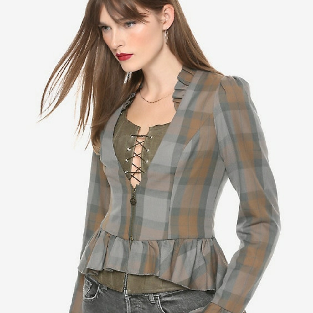 Outlander peplum jacket from Hot Topic
